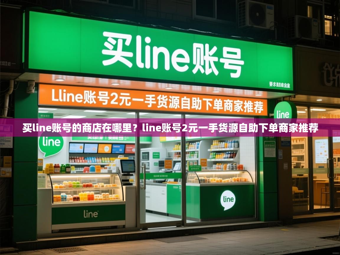 买line账号的商店在哪里？line账号2元一手货源自助下单商家推荐