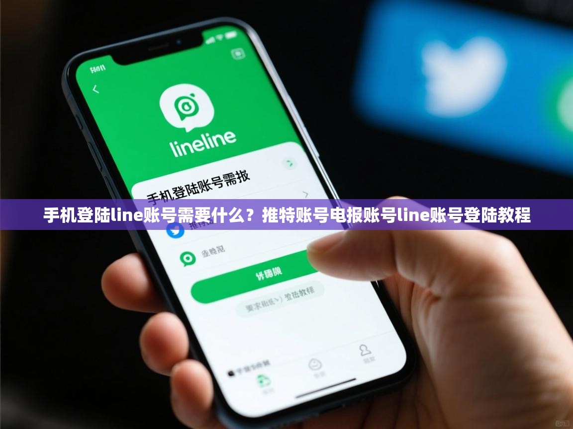 手机登陆line账号需要什么？推特账号电报账号line账号登陆教程