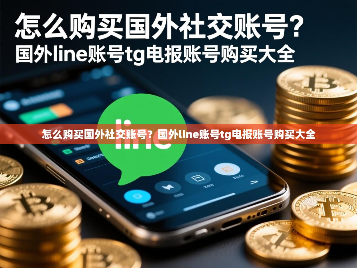 怎么购买国外社交账号？国外line账号tg电报账号购买大全
