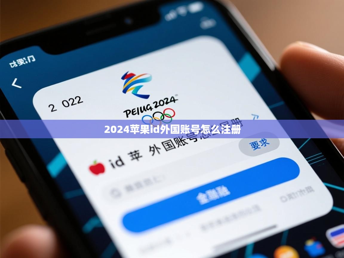 2024苹果id外国账号怎么注册
