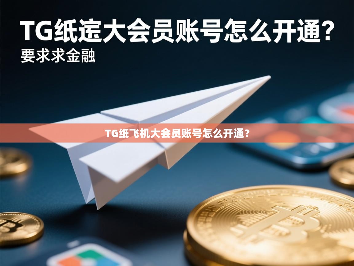 TG纸飞机大会员账号怎么开通？