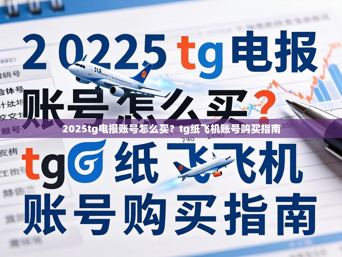 2025tg电报账号怎么买？tg纸飞机账号购买指南