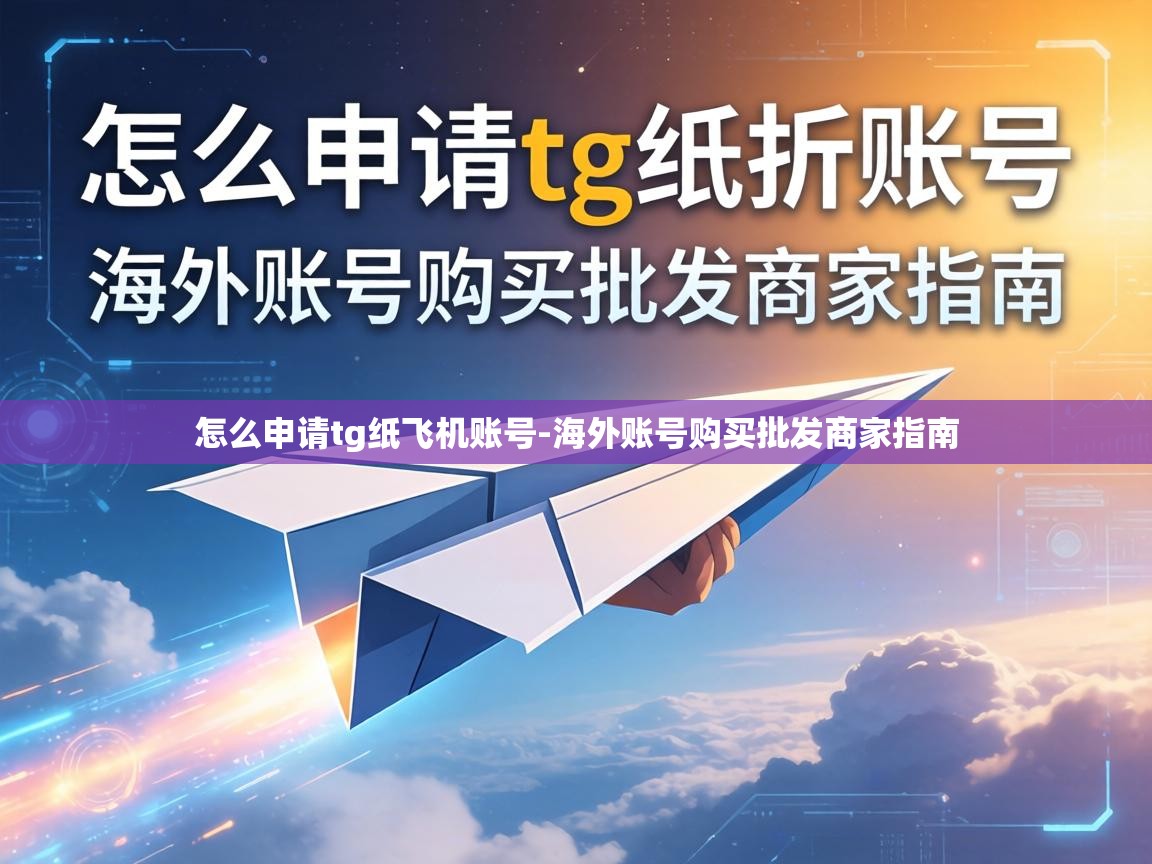 怎么申请tg纸飞机账号-海外账号购买批发商家指南