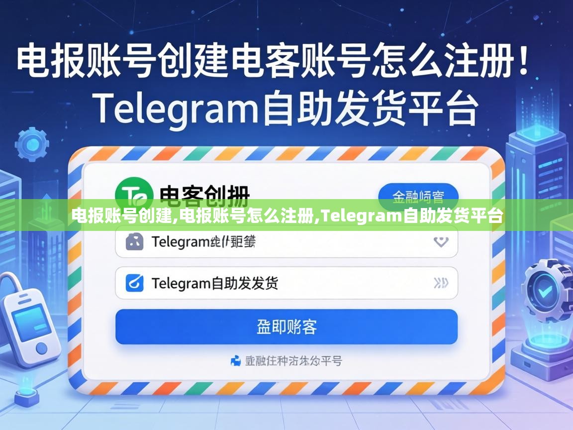 电报账号创建,电报账号怎么注册,Telegram自助发货平台