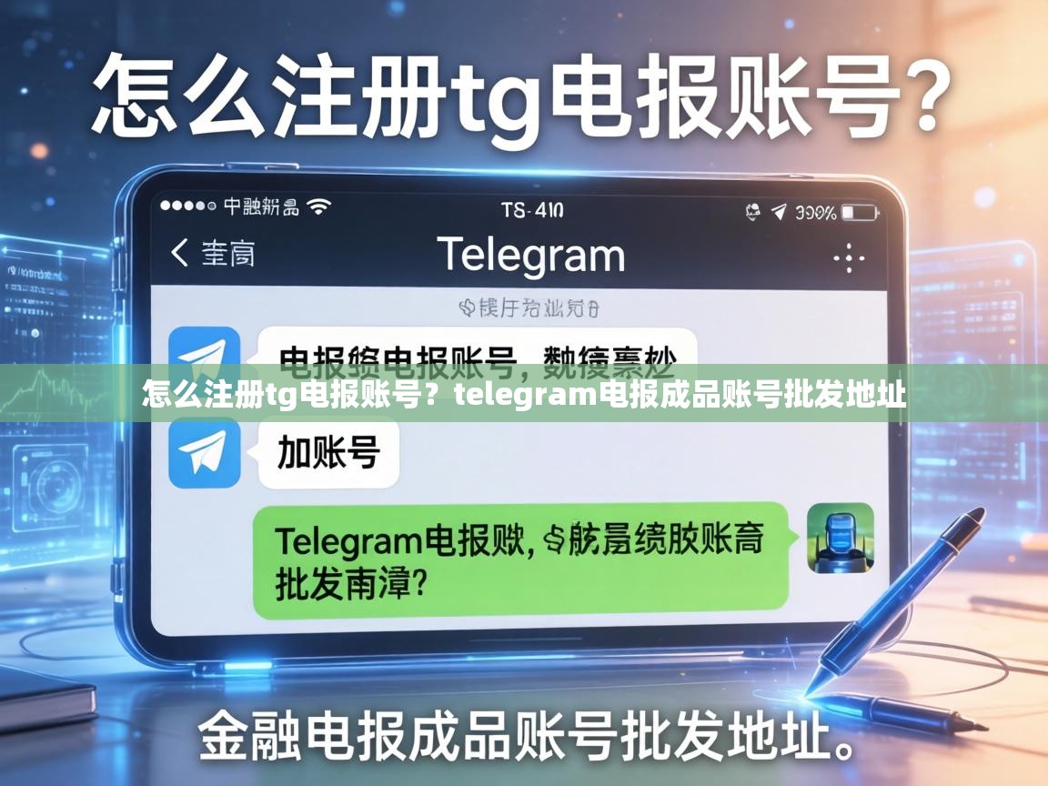 怎么注册tg电报账号？telegram电报成品账号批发地址